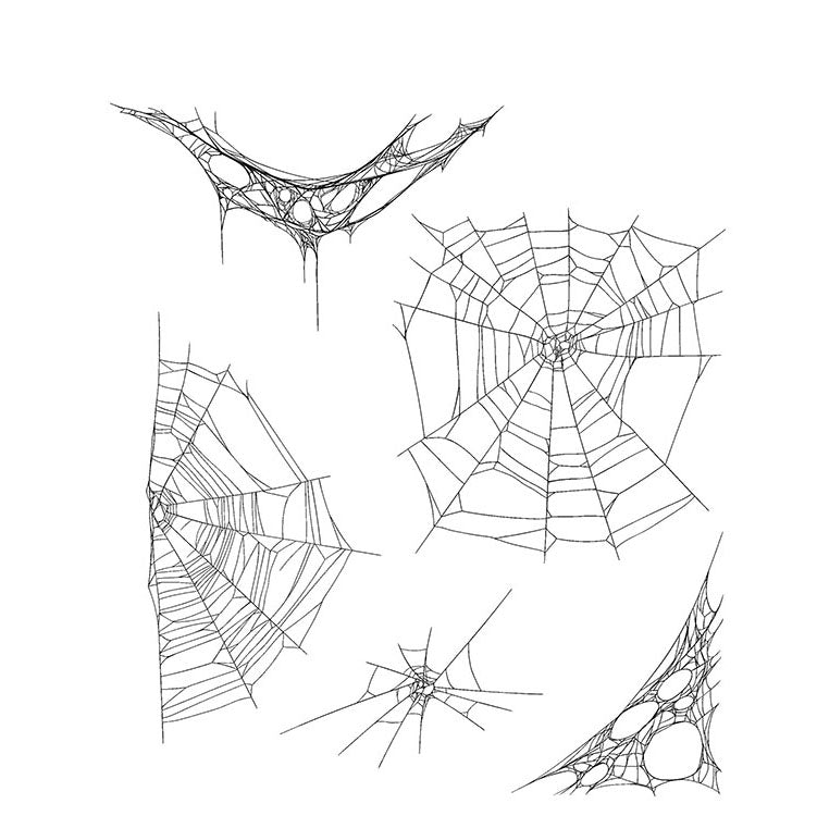 Cling STamp Tangled Webs