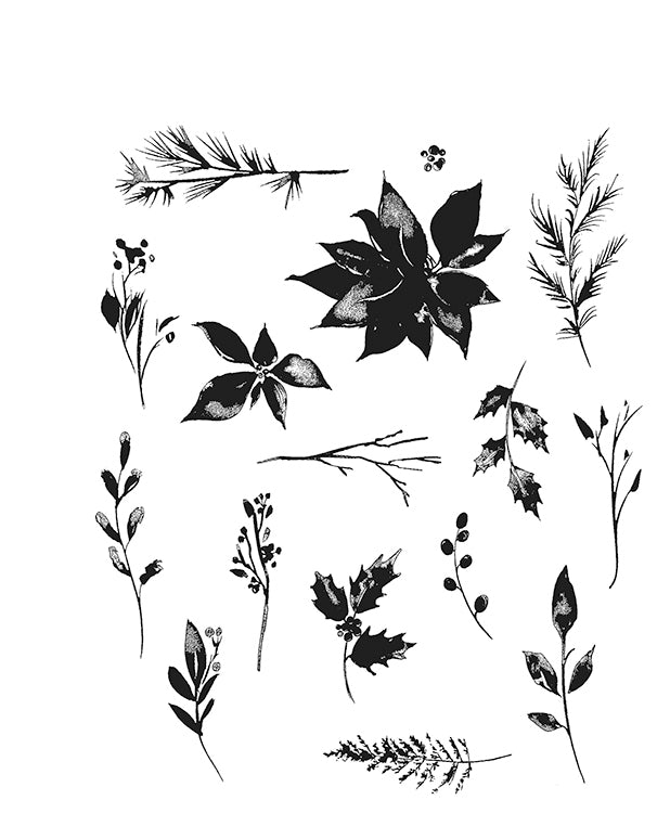 Stampers Anonymous Winter Watercolor Stamp