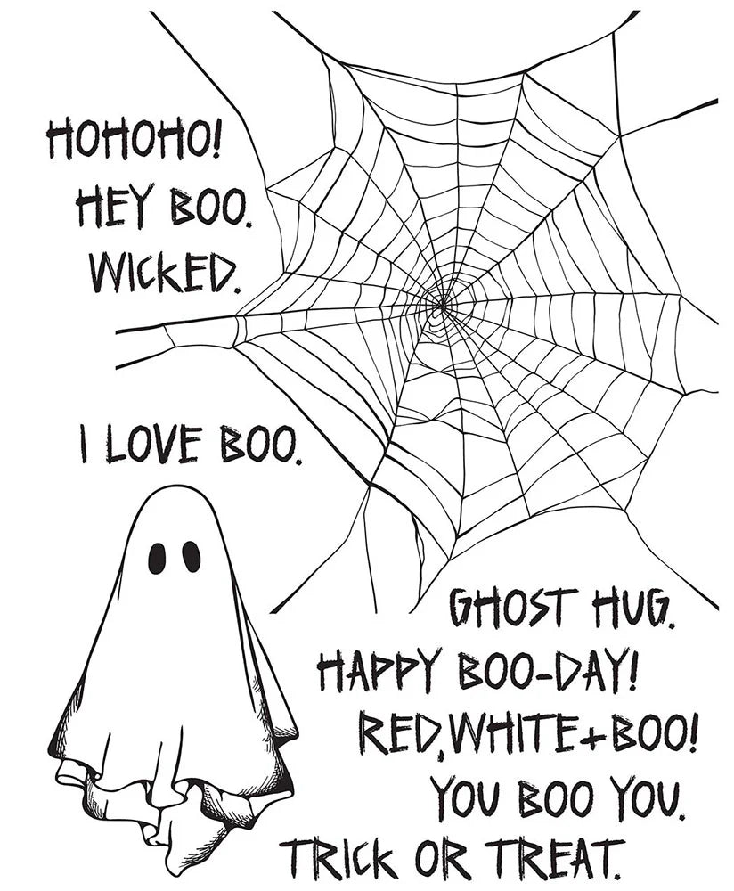 Stampers Anonymous Boo Crazy Stamp