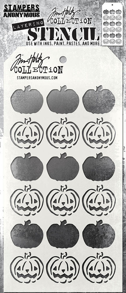 Stampers Anonymous Tim Holtz Pumpkin (Jack) Layering Stencil