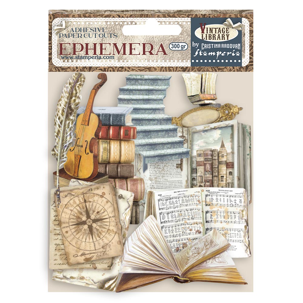 Stamperia - Vintage Library Collection
