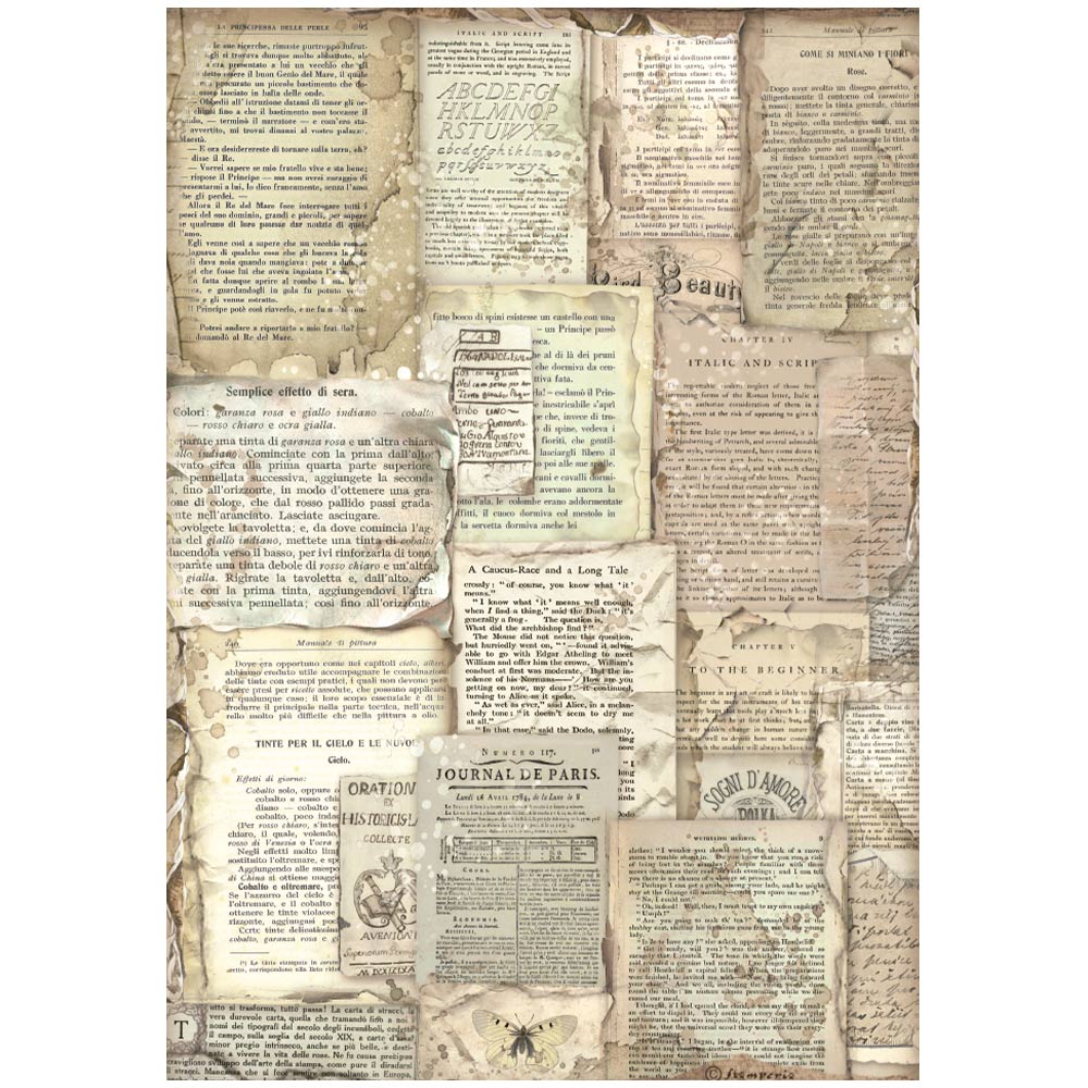 Stamperia - Vintage Library Collection