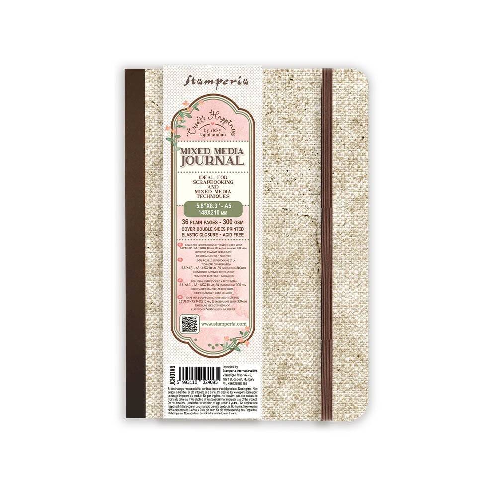 Stamperia : Mixed Media Journal A5