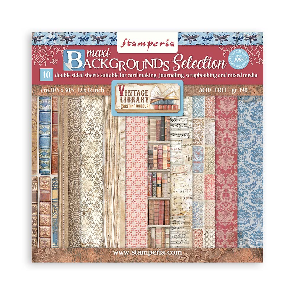 Stamperia - Vintage Library Collection