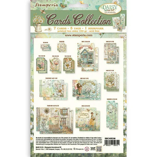 Stamperia Daisy Art Card Collection