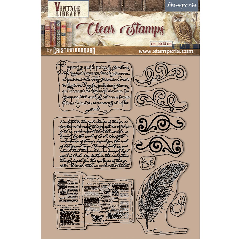 Stamperia - Vintage Library Collection