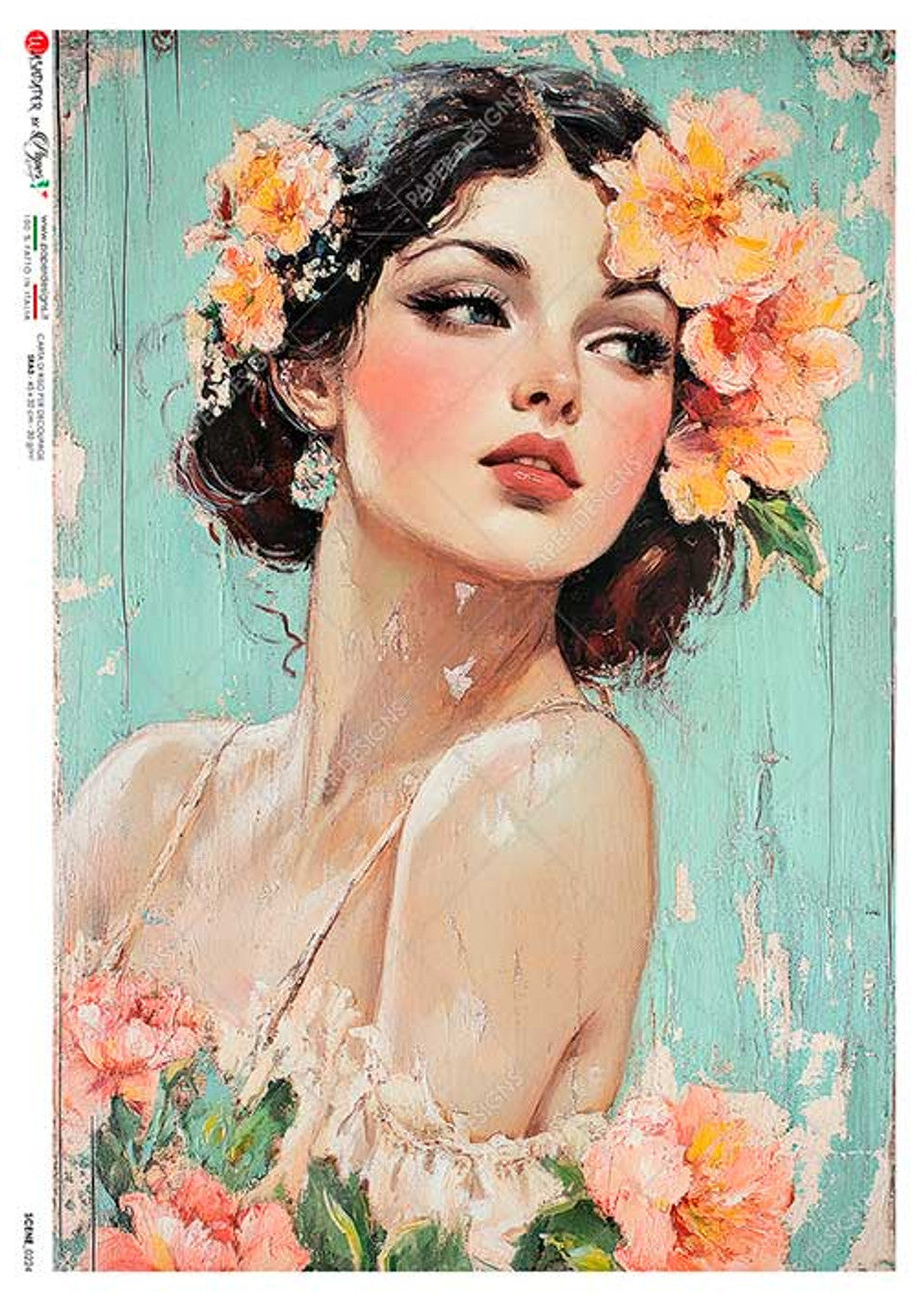 Paper Designs : Spring Portraits IV Rice Paper A4