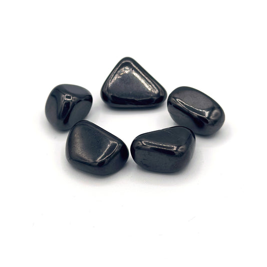 SHUNGITE TUMBLED STONES