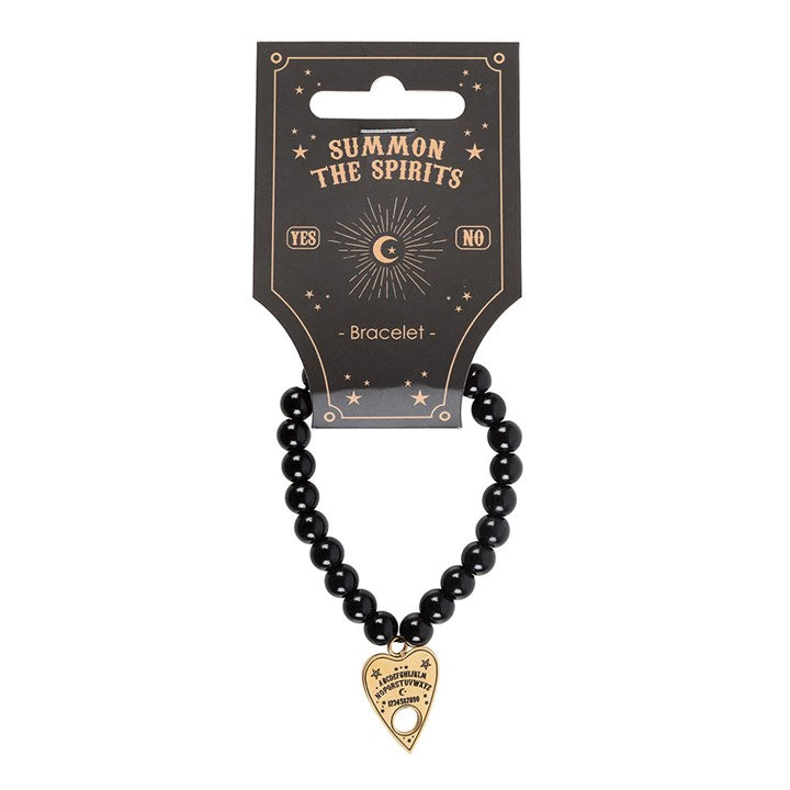 Something Different - Talking Board Planchette Beaded Charm Bracelet