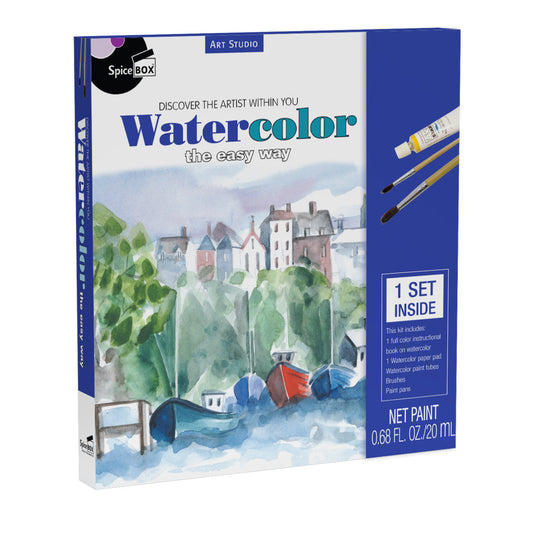 Spicebox Art Studio Watercolour The Easy Way Kit