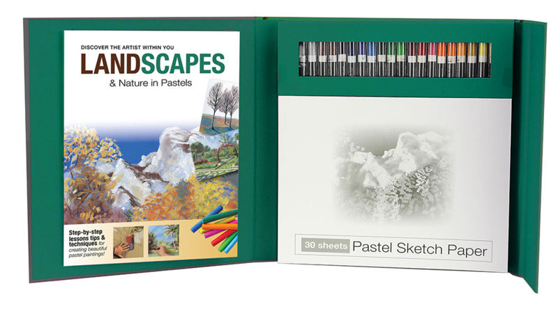 Spicebox Art Studio Landscapes & Nature in Pastels Kit