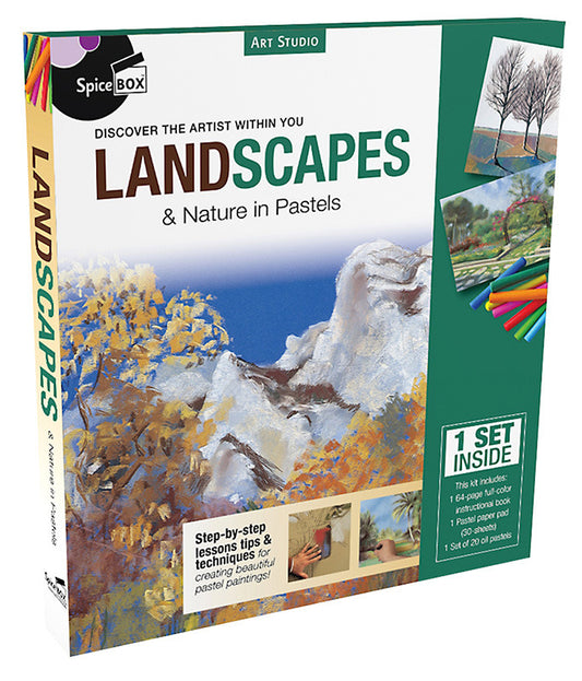 Spicebox Art Studio Landscapes & Nature in Pastels Kit