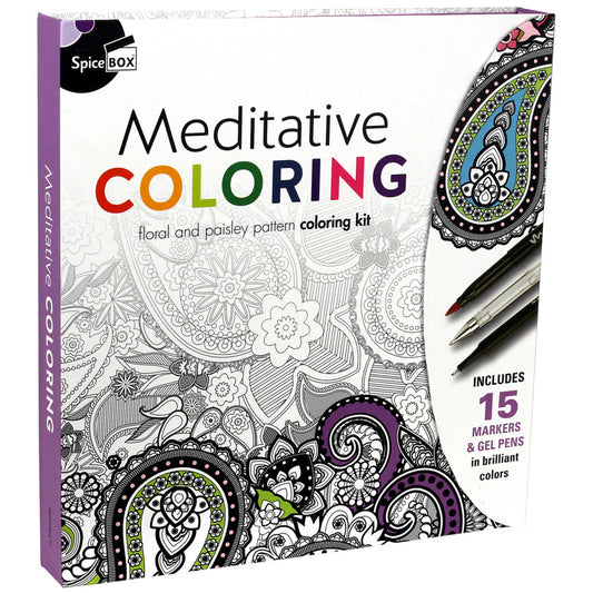 Spicebox Meditative Colouring Kit