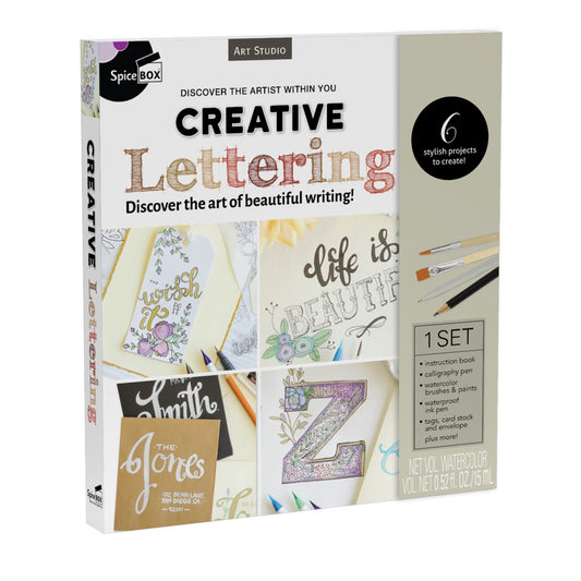 Spicebox Art Studio Creative Lettering Kit