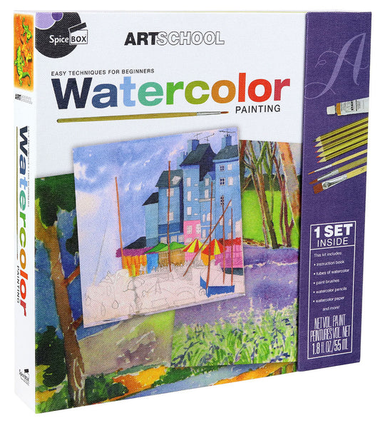 Spicebox Art School Watercolour Painting Kit