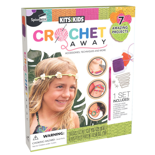 Spicebox Crochet Away Kits for Kids