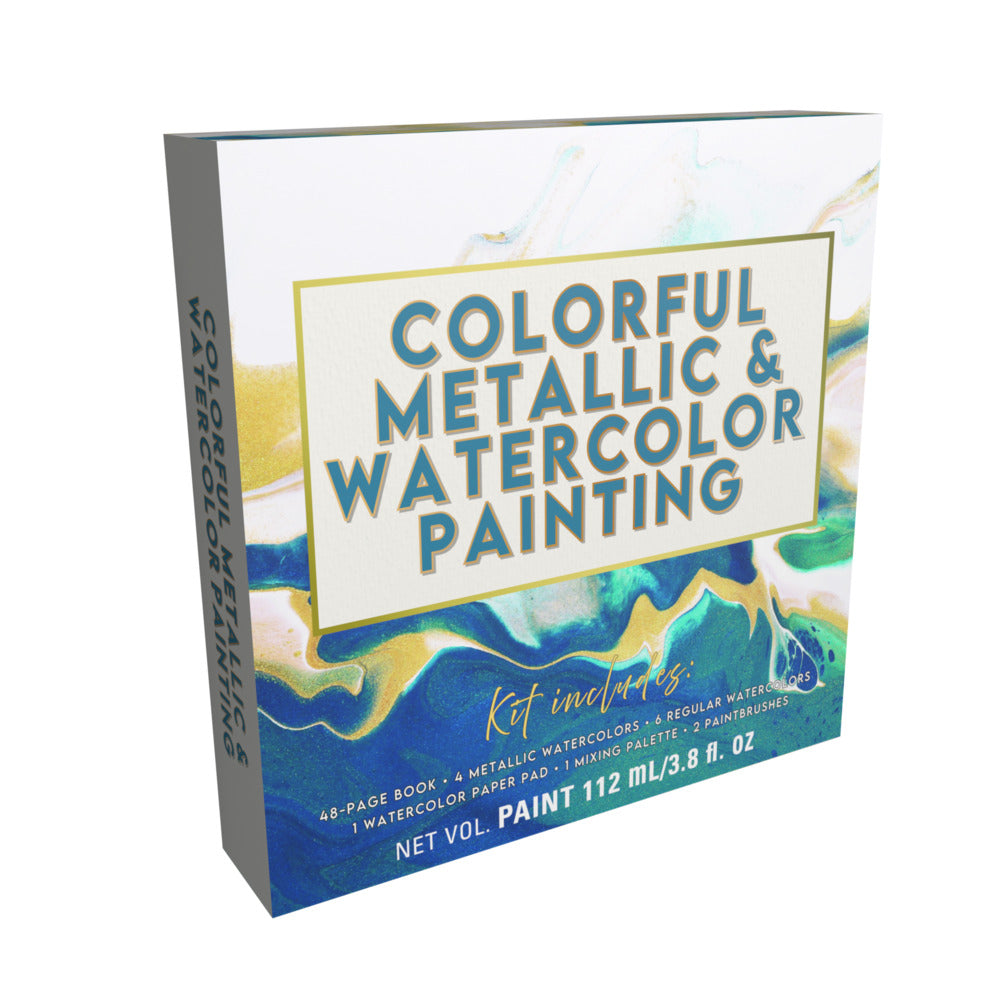 Spicebox Colourful Metallic & Watercolour Painting Kit