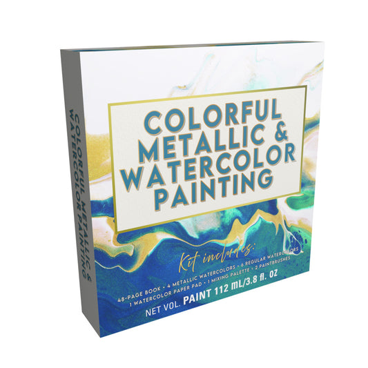 Spicebox Colourful Metallic & Watercolour Painting Kit