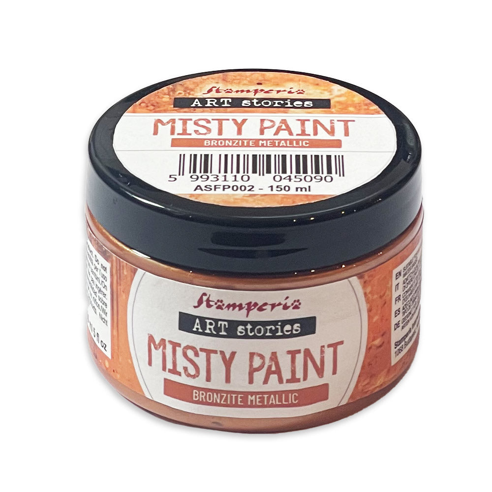 Stamperia - Art Stories Misty Paint - Metallic - Antiquing Umber 150ml
