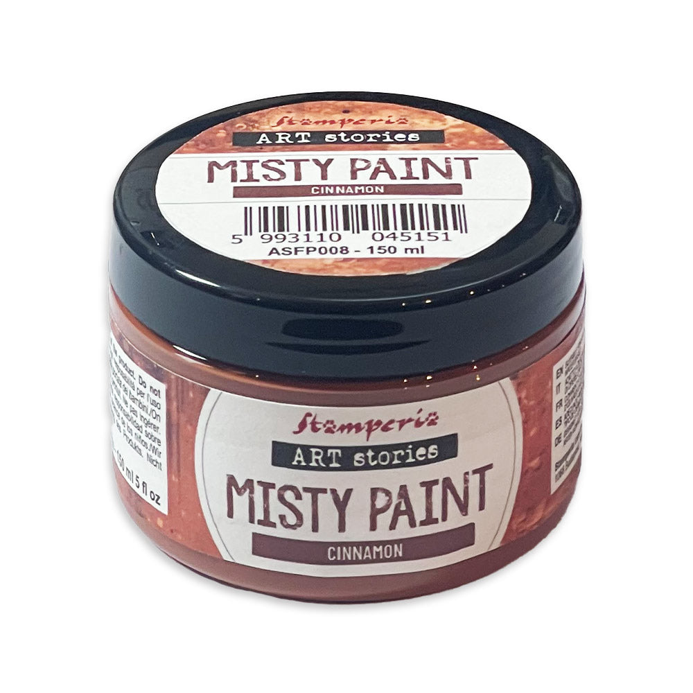 Stamperia - Art Stories Misty Paint - Metallic - Antiquing Umber 150ml