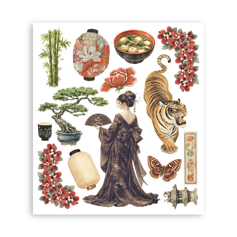 Stamperia Rub on Selection Oriental Garden