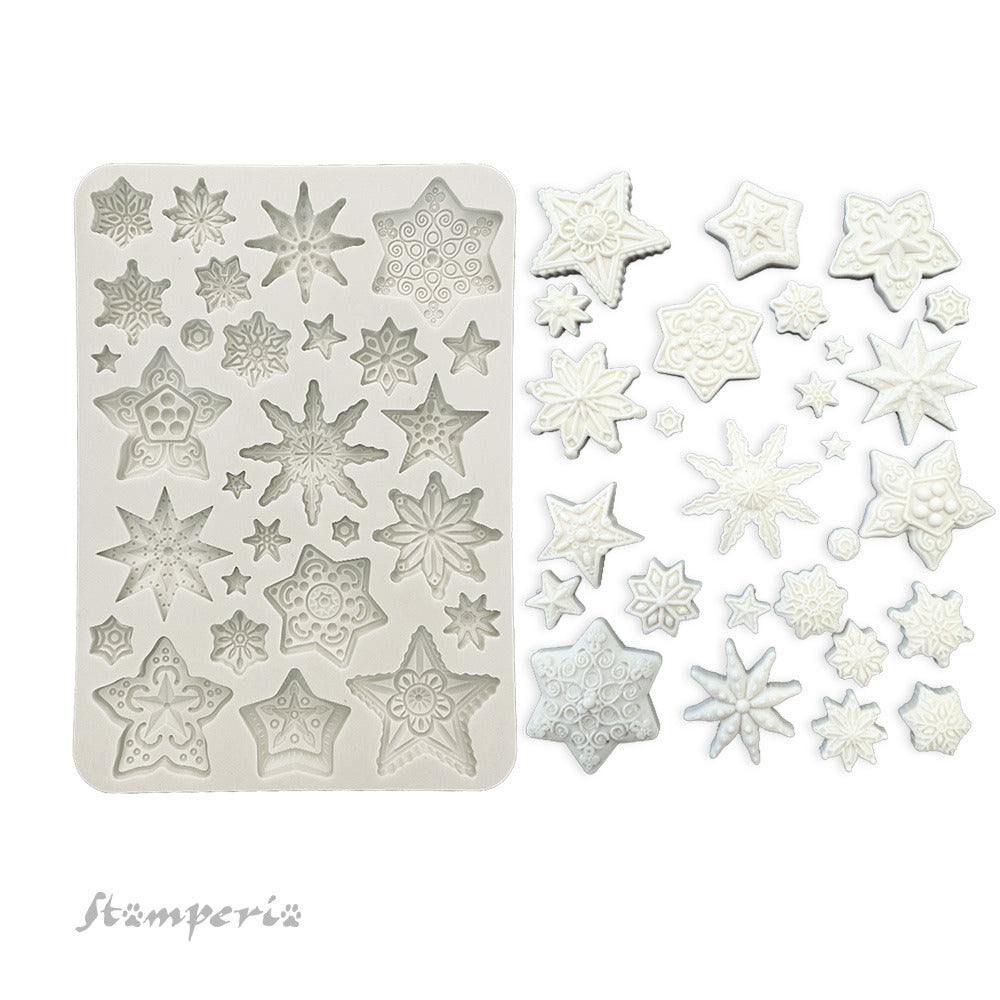 Stamperia - Gearing Up for Christmas - Stars Mould
