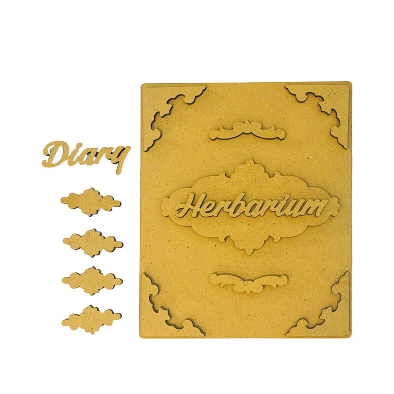 Stamperia Crafty Shapes Herbarium Silvae - Diary Cover