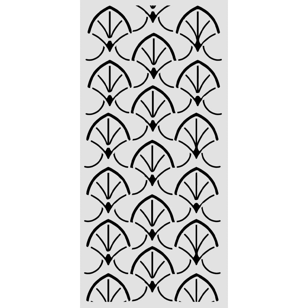 Stamperia Stencil Oriental Garden Borders