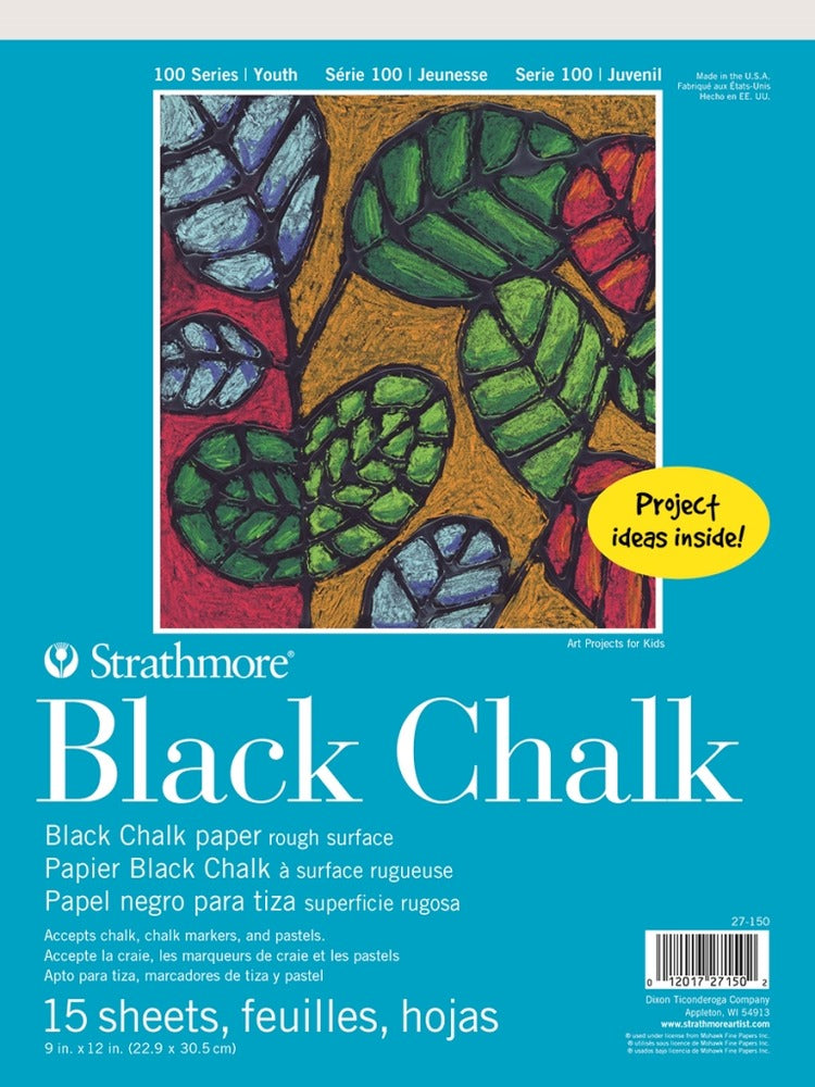 Strathmore - 100 series Black Chalk Pad 9x12"