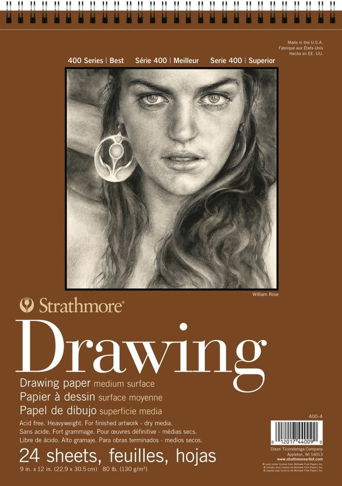 Strathmore - 400 Series Medium Surface Drawing Pad 9x12"