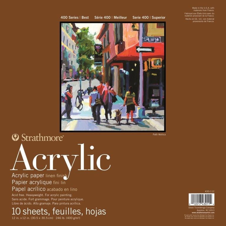 Strathmore 400 Series Acrylic 12x12"