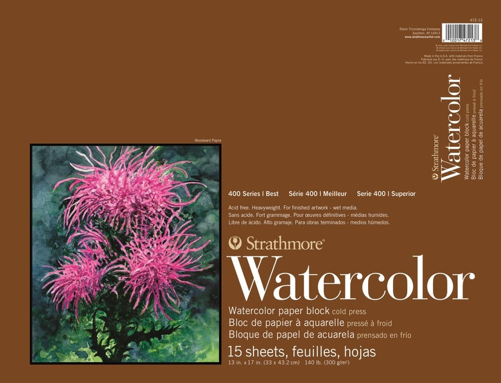 Strathmore - 400 Series Watercolour Block 13x17"