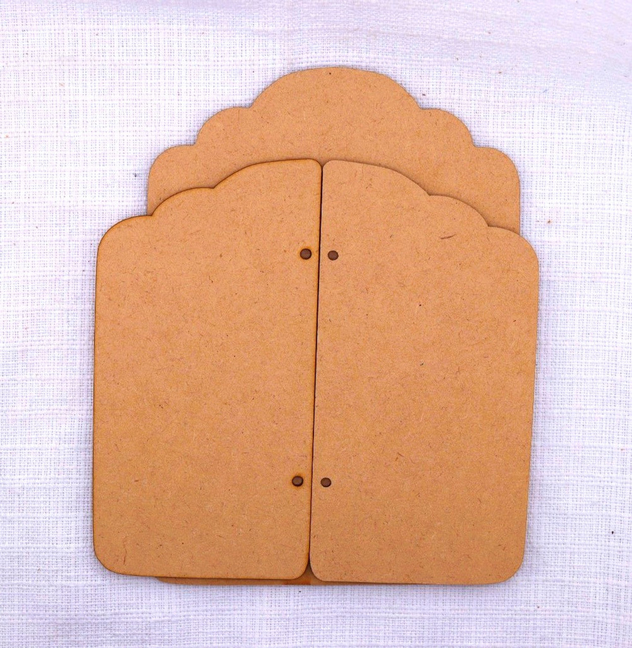Handcrafted Holiday Tradition - MDF Blank 3 Piece Screen Plaque