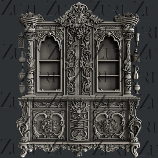 Zuri Mould Heirloom Cabinet Vintage Dreams Collection