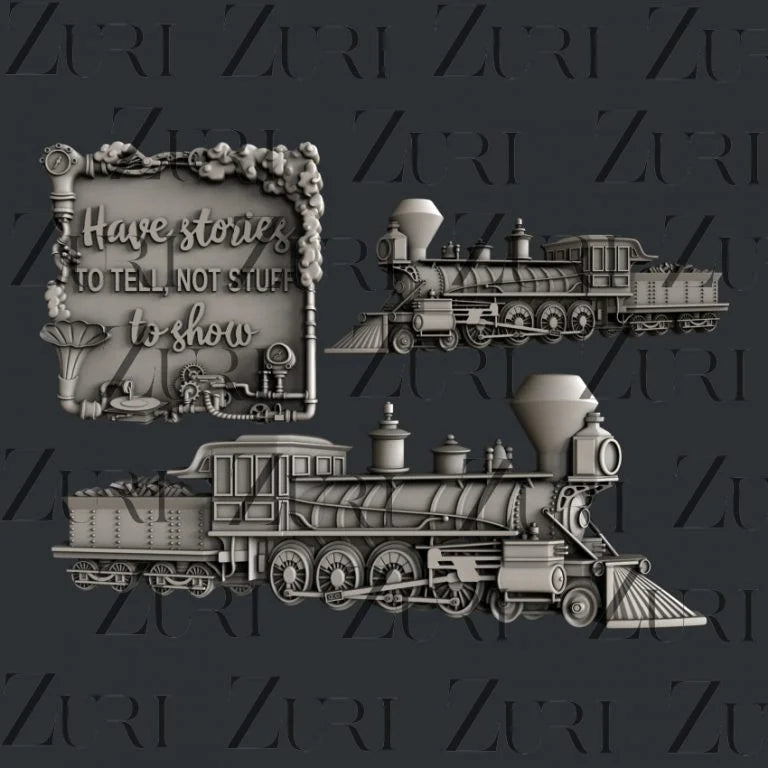 Zuri Designs Inc : Steampunk Locomotive #1