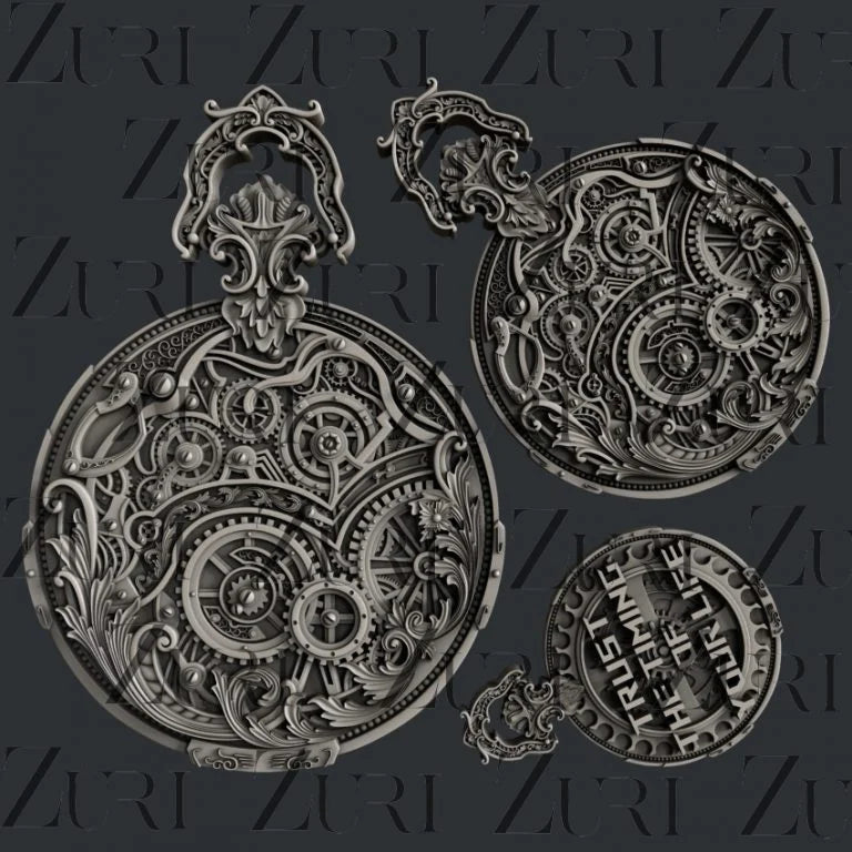Zuri Designs Inc : Steampunk Pocket Watch #1