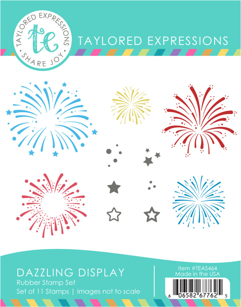 Taylored Expressions - Rubber Stamp Set, Dazzling Display