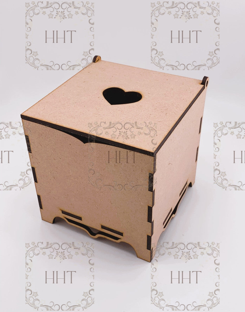 HHT MDF Blank Square Trinket Box