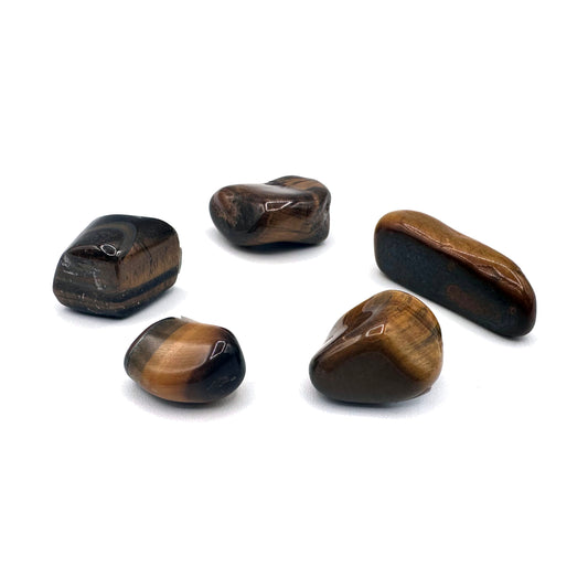 TIGEREYE, GOLD TUMBLED STONES