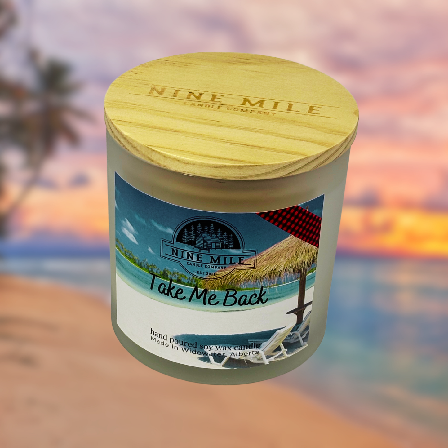 Nine Mile Take Me Back 14 oz Soy Candle