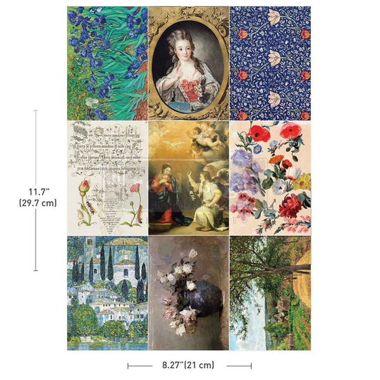 Re-Design With Prima® Middy Transfers - The Painted Legacy A4 8.27x11.7"