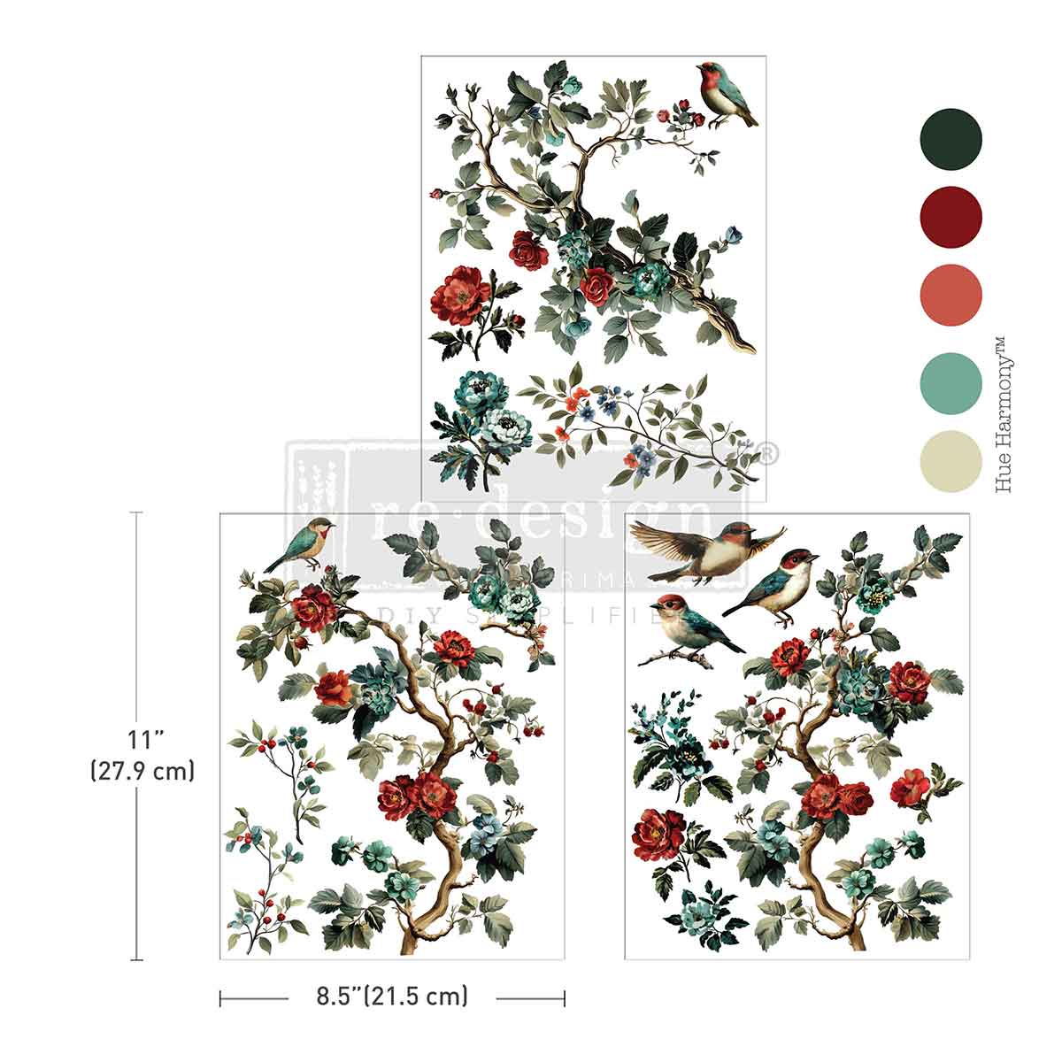 Re-Design With Prima® Middy Transfers - The Rosy Nest 8.5x11"