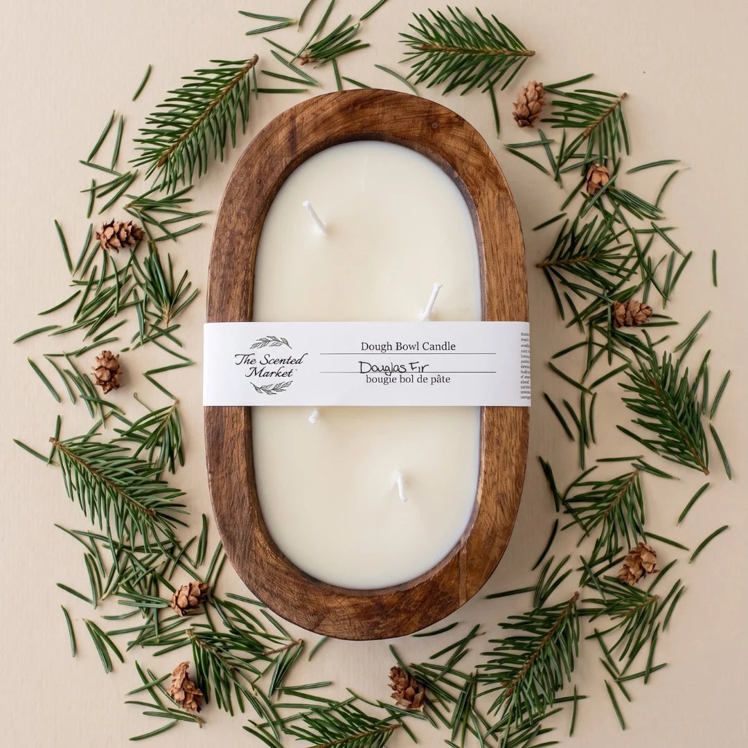 The Scent Market Dough Bowl Candle - Douglas Fir
