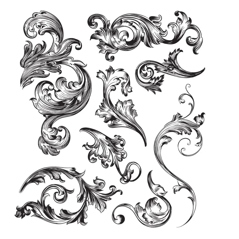 Tim Holtz & Stampers Anonymous - Scrollwork