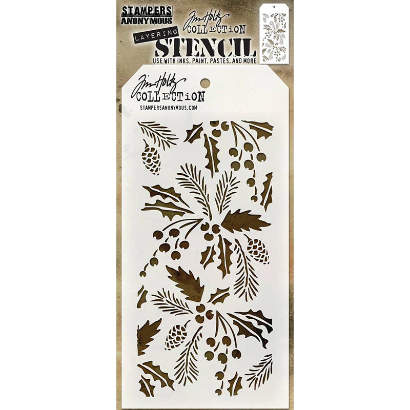 Tim Holtz & Stampers Anonymous Festive Stencil