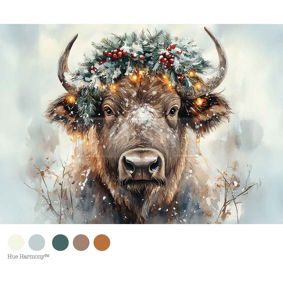 Re-Design With Prima® A4 Decoupage Fiber - Twinkle Moo 11.69x8.27"