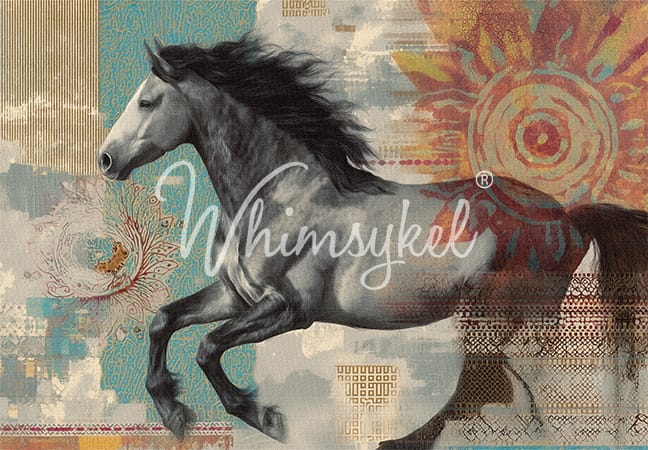 Whimsykel Designs : Decoupage Paper : Unbridled Echoes 29x21"