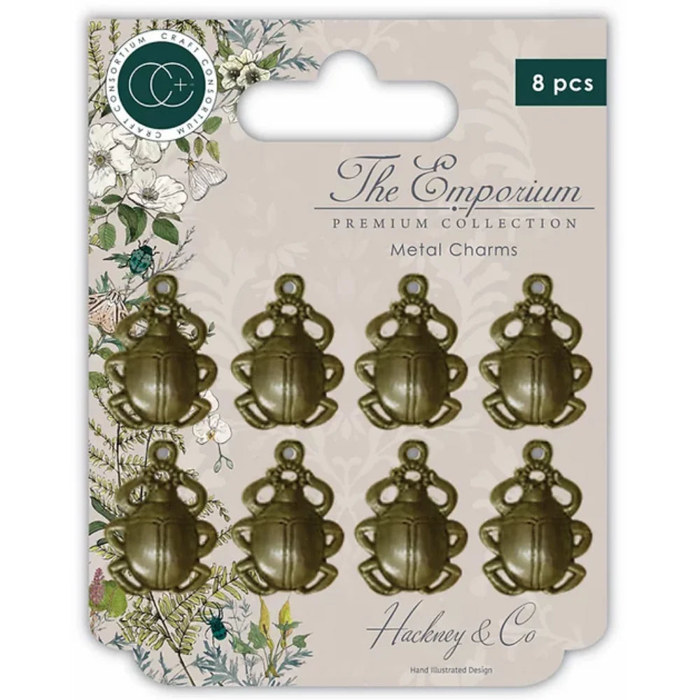 Craft Consortium - The Emporium - Metal Beetle Charms