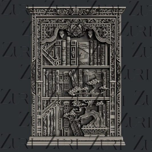 Zuri Vintage Bookcase