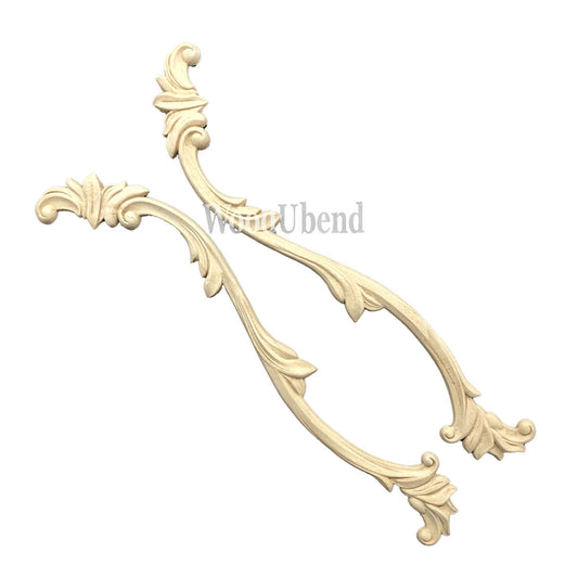 Woodubend Set of 2 Decorative Drops 37x7.2 cm